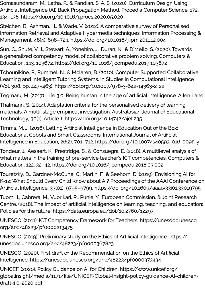 Somasundaram, M., Latha, P., & Pandian, S. A. S. (2020). Curriculum Design Using Artificial Intelligence (AI) Back Pr...