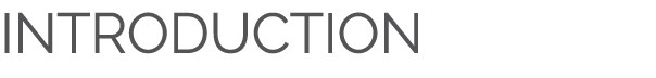 INTRODUCTION
