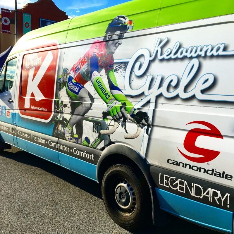 Kelowna Cycle Sprinter Van