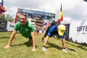 Trans Rockies Race Push ups