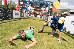Race Announcing & Emcee 12 Trans Rockies Race Push ups tap out