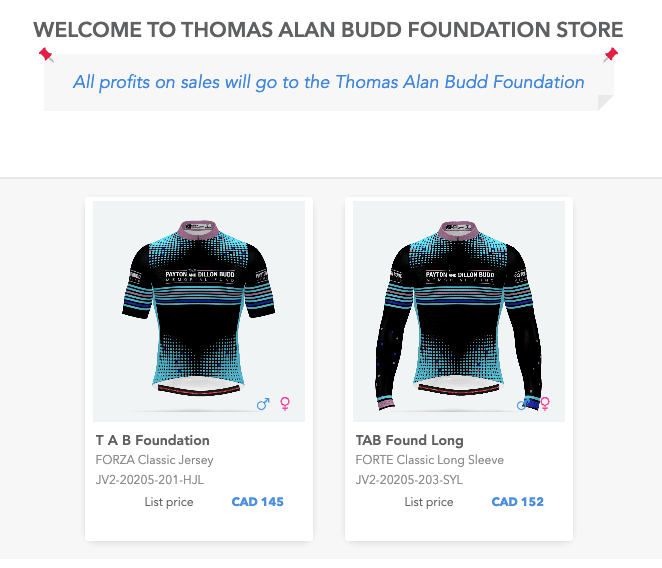Payton Dillon Budd Memorial fund JerseyBudd-Custom-Jersey