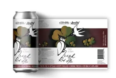 St. Patricks Day – Irish Red Ale Label Design