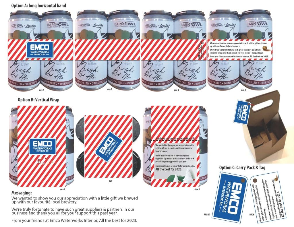 EMCO beer gift packaging concepts