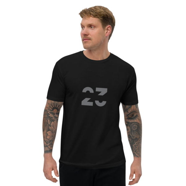 mens fitted t shirt black front 6501c514eda6c