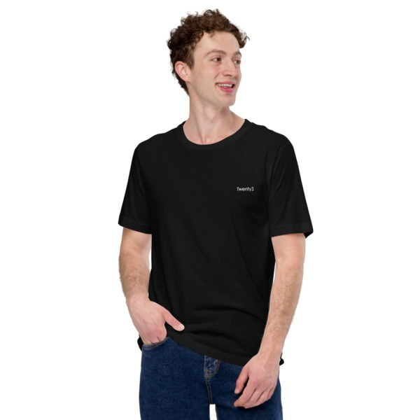 unisex staple t shirt black front 6501d921985db
