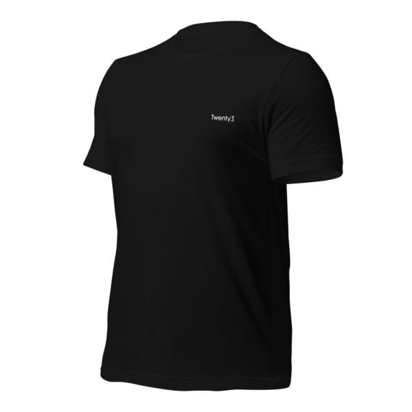 unisex staple t shirt black left front 6501d92198f89